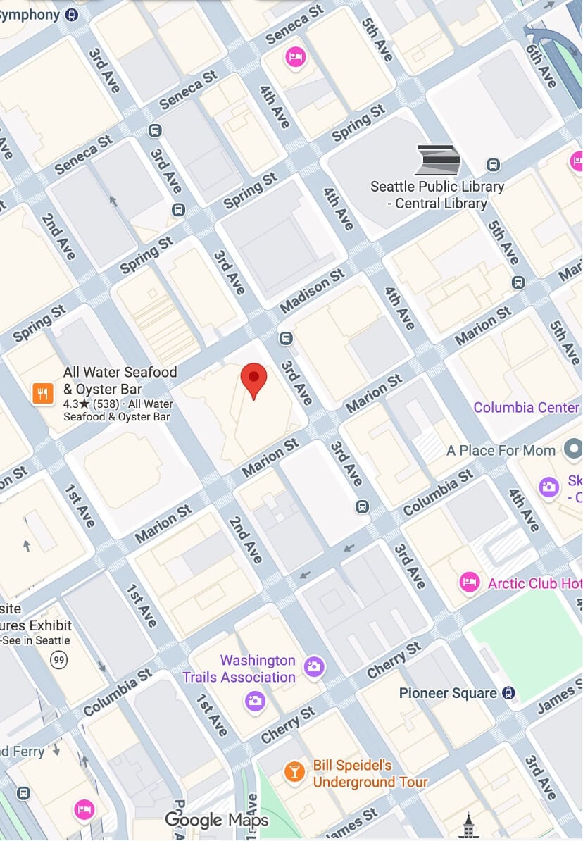 Map showing TechStrat office location